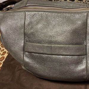 Kate spade large shimmer metallic shoulder bag